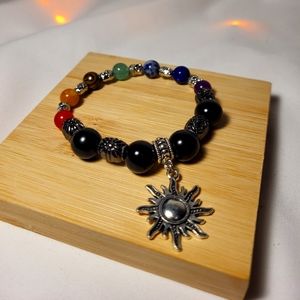 🍍 Handmade Chakra Sun Budda Bracelet